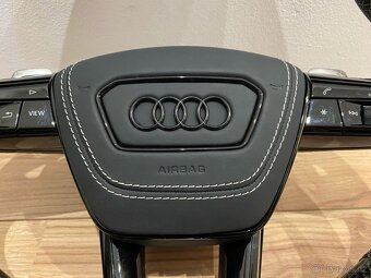 AUDI VOLANT KARBONOVY s AIRBAGOM A6 A7 C8 Q8 S8 SQ8 E-TRON - 14