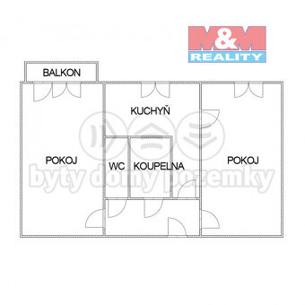 Prodej bytu 2+1, 52 m², Karviná, ul. Sovova - 14