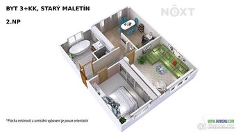 Prodej byt 3+kk, 56㎡ - 14