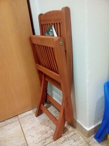 Dřevěné křeslo dětské skládací - 14