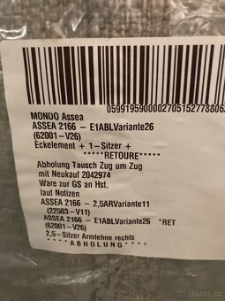 Rohová sedací souprava-Taburet-MONDO Assea-Nová - 14