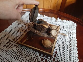 myslivost, soubor dekoračních předmětů - 14