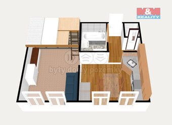 Prodej bytu 1+1, 54 m², Karlovy Vary, ul. Sklářská - 14