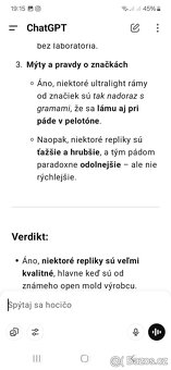 Najľahší tarmac sl8 6,45kg - 14