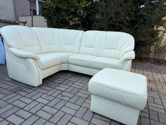 LUXUSNÍ KOŽENÁ ROHOVÁ SEDACÍ SOUPRAVA zn.Himolla® - 14