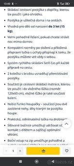 Cestovní postýlka - 14