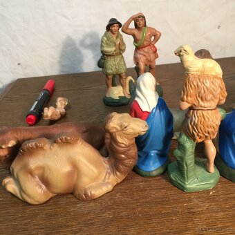 starý Betlém mašé.. volek osel Tři králové velbloud 1900 - 14