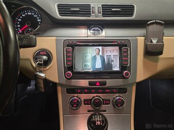 Volkswagen Passat CC 2,0TDi 130kW, BMT, DVD, TV, Kůže - 14