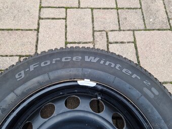 CITROEN,PEUGEOT-PLECH. DISKY 16" + 4x ZIMNÍ PNEU 215/65R16 - 14