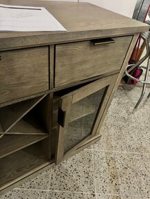 Krásná NOVÁ Velká bytelná komoda se šupl a dveřmi - 14