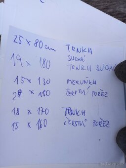 Dřevo, kulí, kmen Trnka, meruňka - 14