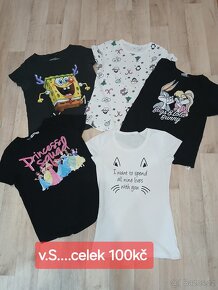 Trička dívčí/dámské různé velikosti - 14