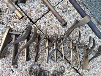 Stare mosazne konzole na zaclony - 14