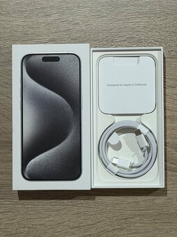 iPhone 15 Pro 128 GB bílý titan v záruční době - 14