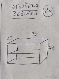 Nábytek z lamina - obývák / pracovna / dětský pokoj - 14