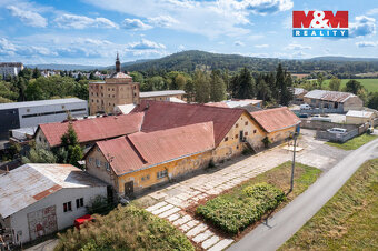 Pronájem výrobního objektu, 1366 m², Štěnovice, ul. Plzeňská - 14
