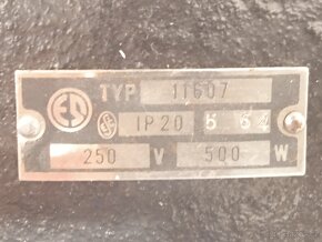 Industrial smaltované retro světlo - OK stav - 14