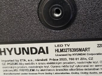 televize Hyundai 32" LED, SMART, DVB-T2, 80cm - 14