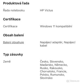 Laptop VICTUS by HP 15-fb2934nc Mica silver - 14