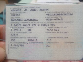 Renault Trafic LONG 6 míst ,1.9DCi 74kW najeto 159... - 14