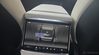 Tesla S, LR, 26 tis. km, tov. záruka, krémová kůže, yoke - 14