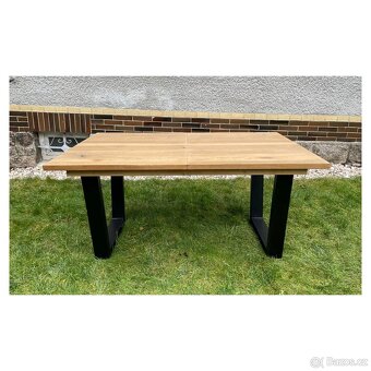 Masivní rozkládací jídelní stůl - Livingstone 160 cm - 14