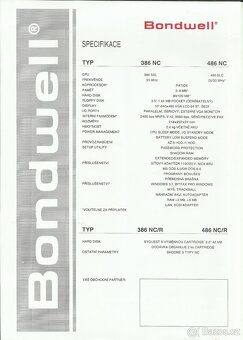 Počítačové nabídky 1. pol. 90 let HW SW Windows - 14