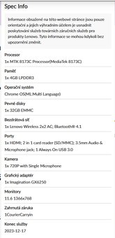 Chromebook Lenovo 300eChromebook – typ 81H0 - 14
