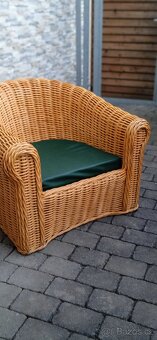 Ratanové mohutné křeslo - 14