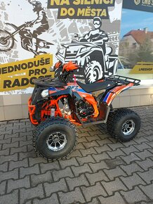 Dětská Čtyřkolka COMMANDER 125CC oranžová, možnost splátek - 14