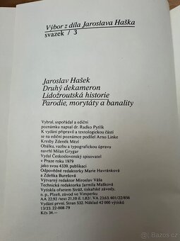 Jaroslav Hašek - první dekameron, druhý dekameron - 14
