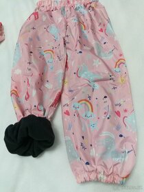Nový nepromokavý termo set Jednorožci, vel.92/98 - 14