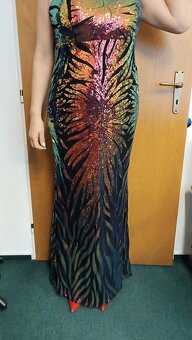 Plesové šaty XXL nádherné nové - 14