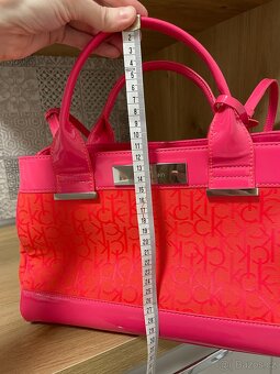 Originál růžová jarní /letní / kabelka -taška Calvin Klein - 14