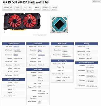 XFX RX 580 2048SP Black Wolf 8 GB - ÚPLNĚ NOVÁ - 14