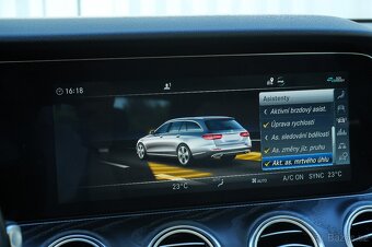 Mercedes Benz E220 D 143 kW, 4-Matic, Tažné, 360°kamera, ACC - 14