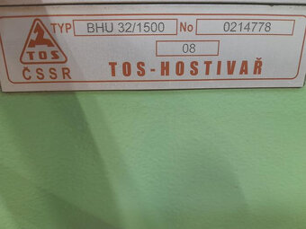 Válcová bruska TOS Hostivař BHU 320 x 1500 - 14