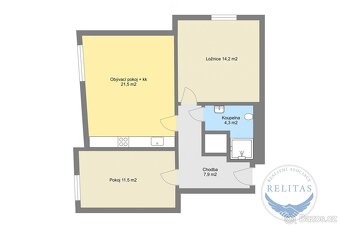 Pronájem bytu 3+kk 61 m² - 14