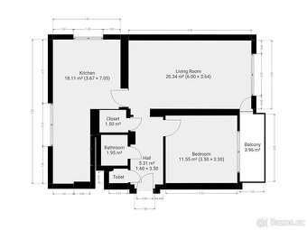 Pronájem bytu 3+kk, Talafúsova, Braník,   64 m2 - 14