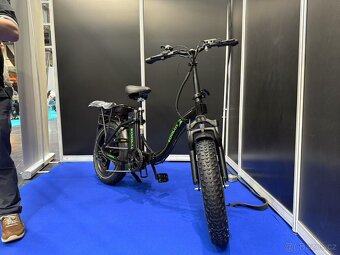 Skládací Elektrické kolo 500 W Dvě baterie 24 Ah Moped - 14