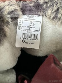 PRODÁNO,DÍVČÍ NEPROMOKAVÉ SNĚHULE QUECHUA,DECATHLON,VEL.37 - 14
