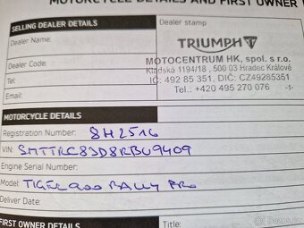 Triumph Tiger 900 Rally Pro  2024   DPH - 14