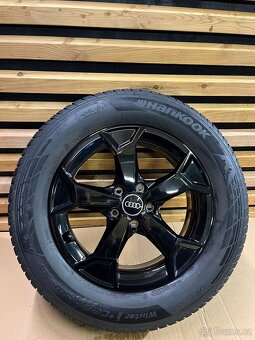 Alu originální kola Audi Q3 černé 5x112, 215/65 R17❄️ - 14