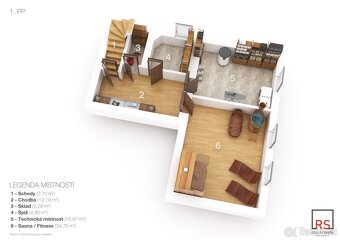 Prodej RD 4+1 (243m2), pozemek 907m2, Kuřim, Tišnovská - 14