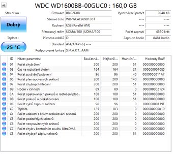 PATA hard disky, HDD 3,5", odzkoušené, cena od 89,- kus - 14