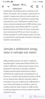 Roland fr-4x ,elektronický akordeon - 14