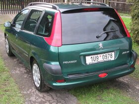 Peugeot 206 sw combi 1.4i 55kw r.v.2003 koupen nový v čr. - 14