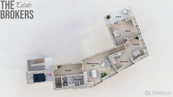 Prodej bytu 4+kk s terasou 118 m2 ,Praha 6 -Suchdol - 14