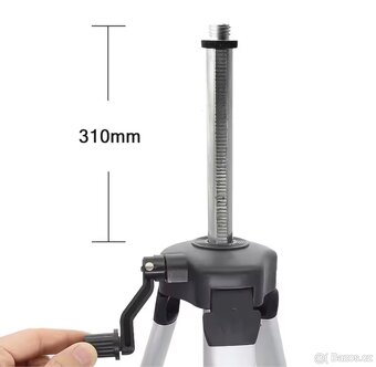 4D křížový laser se stativem – 16 linií, dálkové ovládání - 14