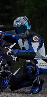 Kompletní motorkářské vybavení- rukavice,boty,kombinéza - 14